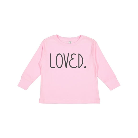 Inktastic Loved Boys or Girls Long Sleeve Toddler T-Shirt