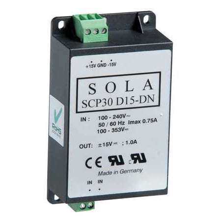 Hevi Metal - SOLA/HEVI-DUTY SCP30D524DN DC Power Supply,24VDC,3/0.6A,50/60Hz