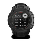 Garmin Instinct 2X Solar - Tactical Edition Black Smart Watch Bundle with Accessories