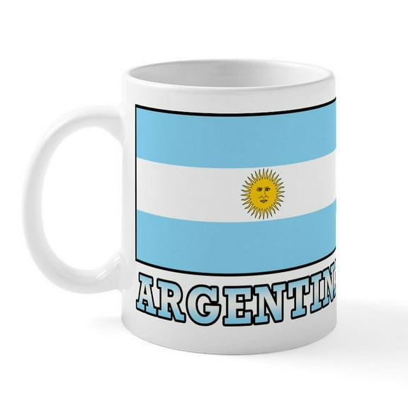 CafePress - Argentina Mug - 11 oz Ceramic Mug - Novelty Coffee Tea Cup
