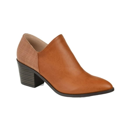 

Journee Collection Womens Adison Faux Leather Almond Toe Shooties