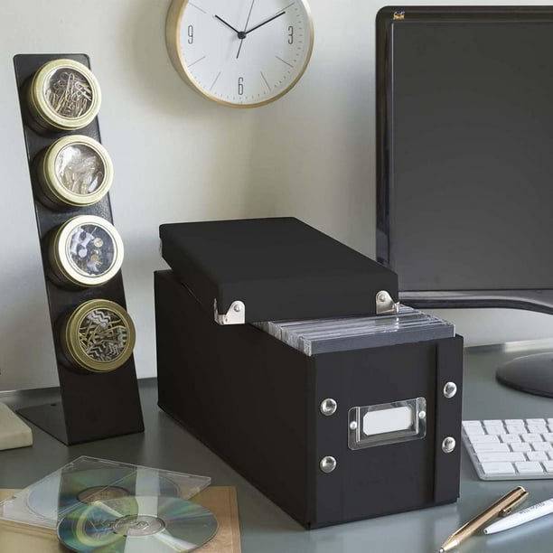 Snap-N-Store CD Storage Box - Black - Walmart.ca