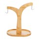 thumbnail image 1 of Soporte para plátanos, moderno y decorativo, para guardar frutas, de bambú, para uvas, multiusos., 1 of 9