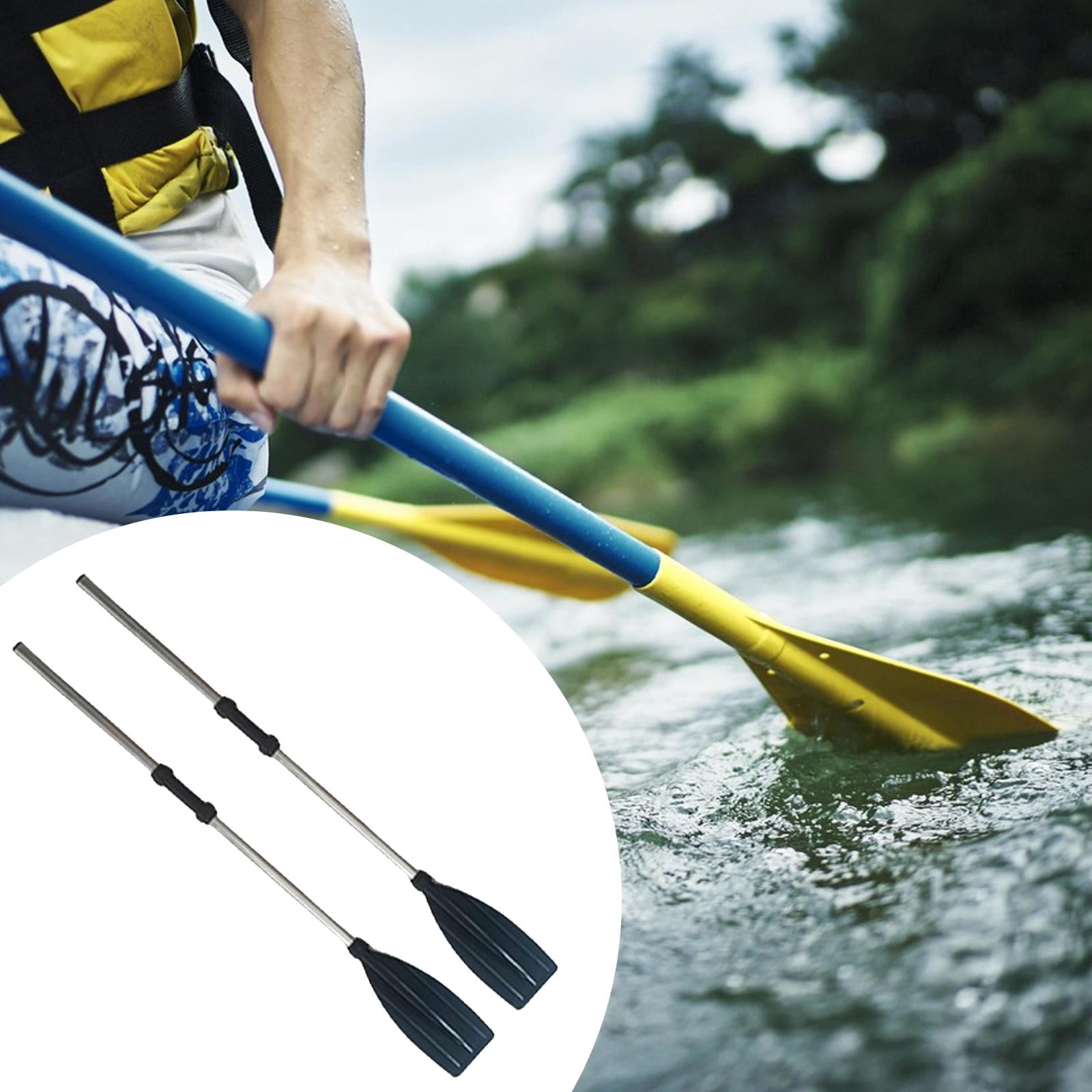 TTETTZ 2 Pieces Canoe Paddles Boat Paddles for Outdoor Activities Water Sports Raft 120CM