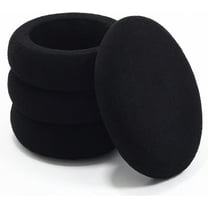 Boucle Ottoman with Storage Black, Small Round Footrest Stool with Removable Lid, Upholstered Sherpa Vanity Chair for Bedroom Entryway