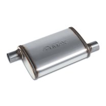 Street Max - SM11234 4"x9" Oval Body Muffler  - 2" Offset In  / 2" Offset Out