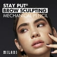 thumbnail image 3 of Milani Stay Put Brow Sculpting Pencil, Medium Brown, 3 of 7