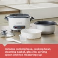 thumbnail image 4 of Arrocera BLACK+DECKER de 3,3 L (14 tazas) con cesta para cocinar al vapor, 4 of 8