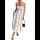 thumbnail image 1 of Vestido A Rayas para Mujer, con Tirantes Finos, y , Fluido Albaricoque M, 1 of 6