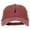 Wine, variant on Lightning Bolt Embroidered Unstructured Cotton Cap - Wine OSFM
