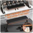 thumbnail image 5 of Weight Bench,Blacksmith Foldable Flat Bench with 600lb Capacity for AB and Full Body Exercises,Workout Bench for Home GYM, 5 of 7
