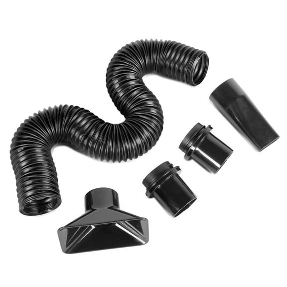 WEN 2.5-Inch by 36-Inch Flexible and Sculptable Dust Hose Kit with Couplers and Adapters