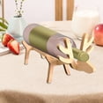 thumbnail image 4 of CMrtew Bottle Wooden Wine Rack Rustic Pig-Shaped Wine Bottle Holder for Countertop/Bar Cabinet, Farmhouse Home Decor with Non-Slip Base & Bottle Neck Guards, Handmade Wine Storage Shelf, 4 of 7