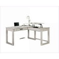 thumbnail image 6 of Desks, Transitional L-Shaped Corner Desk with Lift-Top, USB Port & Dovetail Drawer | Antique White | Solid Wood, 6 of 7