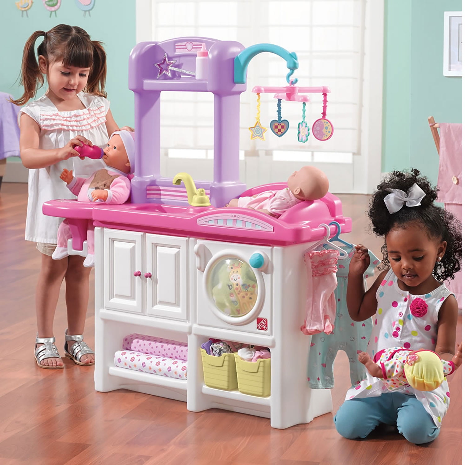 Step2 Love Care Deluxe Nursery Pretend Play Nursery Playset Walmart