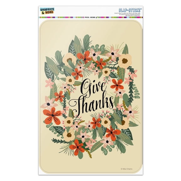 Give Thanks Thankfulness Thank You Home Business Office Sign