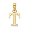 thumbnail image 1 of Diamond2Deal 14K Yellow Gold Letter T Initial Pendant for Women, 1 of 6