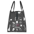 thumbnail image 4 of Vsdgher I Love Coffee Print Insulated Reusable Bags with Sturdy Zipper and Handles, Foldable Totes for Hot or Cold Food Bring or Delivery, 4 of 8