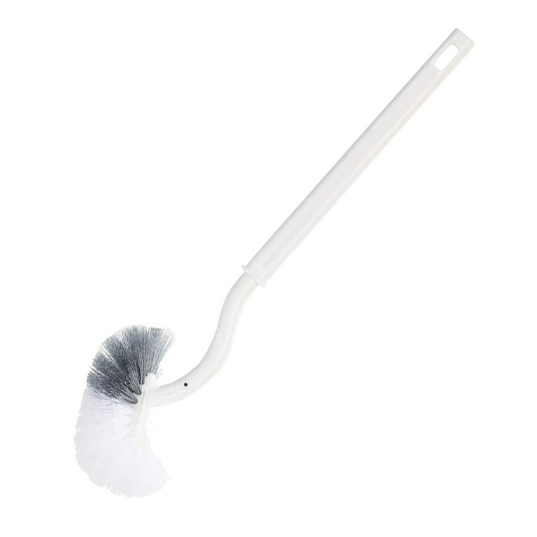 Curved Toilet Bowl Brush Without Holder for Bathroom - Toilet Brush Durable  Under The Rim Household Cleaning Brushes