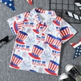 thumbnail image 2 of Toddler Boys Girls Tops Short Sleeve Independence Day 4Th Of July Kids Tops T Shirt With Pocket, 2 of 7