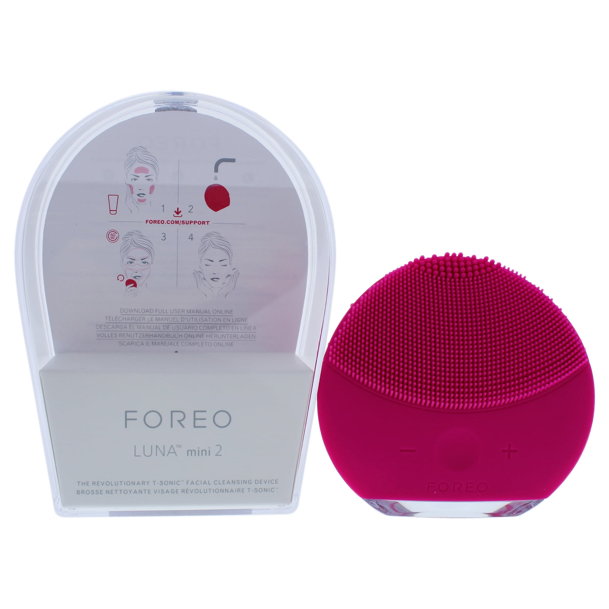 LUNA Mini 2 - Fuchsia by Foreo for Women - 1 Pc Cleansing Brush