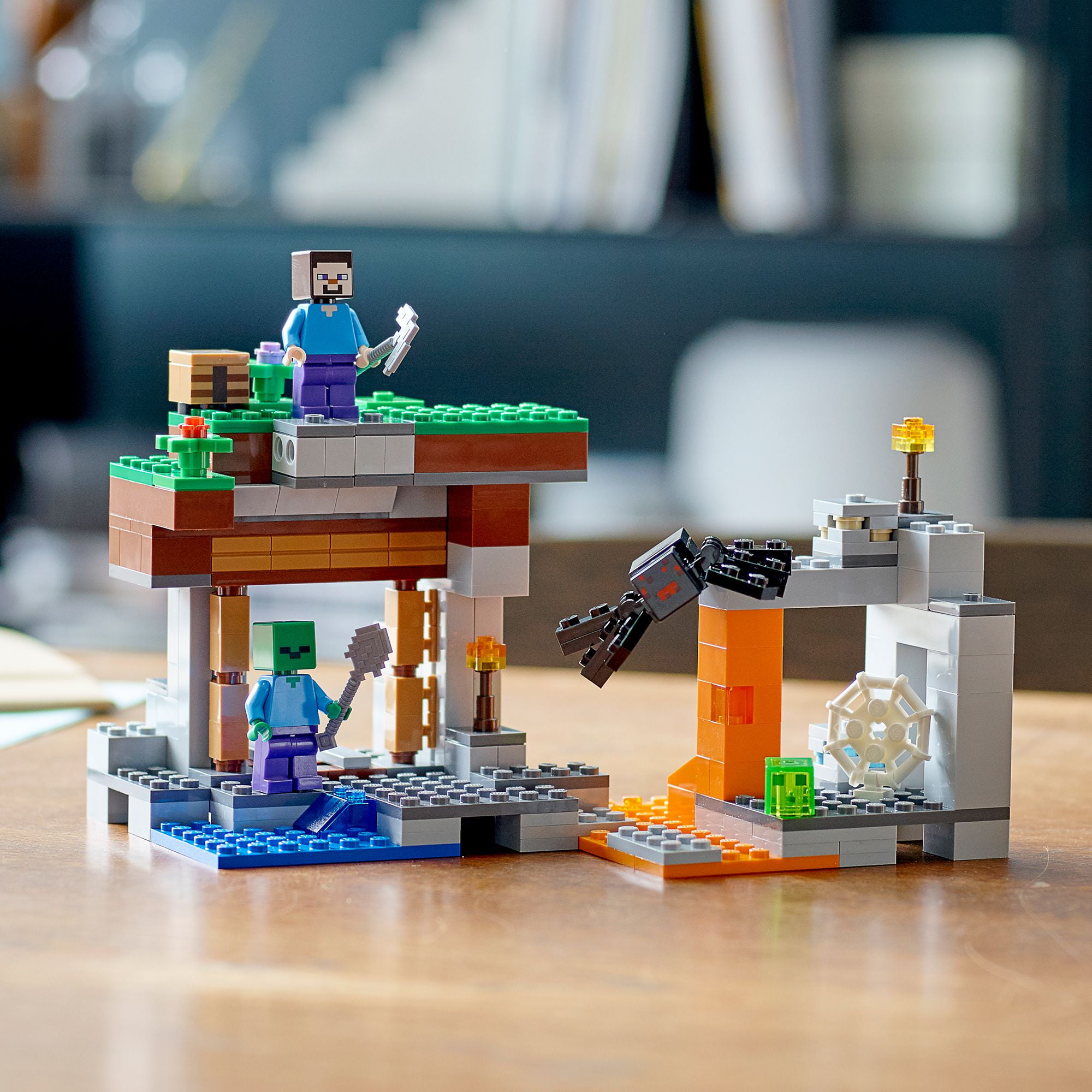 LEGO Minecraft Gift Set, 3 Imaginative Building Sets in 1 Box, Video Game Toy, Gift for Gamers, 66786