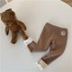 thumbnail image 4 of Leggings de invierno para niñas, pantalones de algodón, pantalones para niños, pantalones para niñas, pantalones ajustados elásticos y gruesos para niños de 1 a 6 años, 4 of 5
