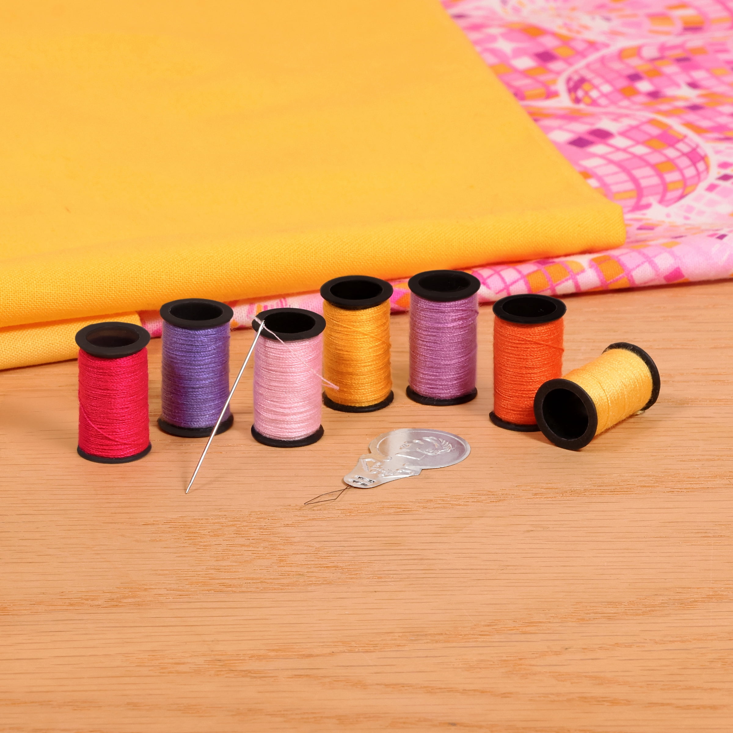 Hello Hobby Polyester Hand-Sewing Thread pack, 24 Assorted Colors, 10 Yards Each