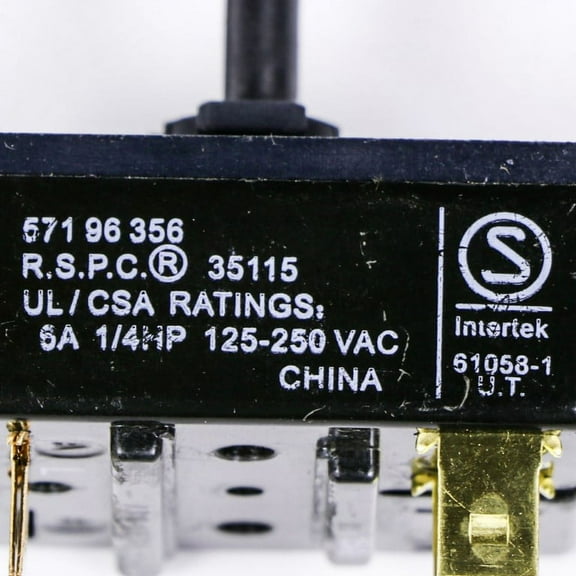 35115 Speed Queen Temperature Selector Switch OEM 35115