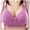 Purple, variant on Ladies Traceless Comfortable No Steel Ring Vest Breathable Gathering Bra Woman Underwear for Jogging Cycling