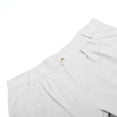 thumbnail image 7 of Men's Casual Wide Leg Pants Elastic Waist Comfortable Solid Color Loose Fit Breathable Stretchable Pocket Design Versatile Outdoor Mens Beach Pants Trousers Vacation Cargo Pants, 7 of 7