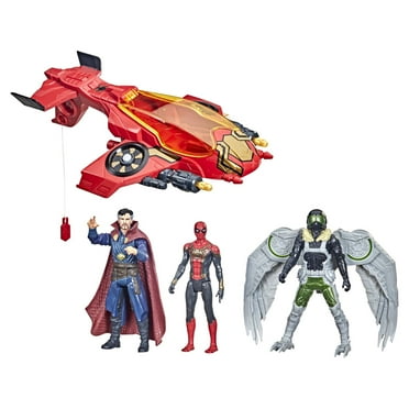 Marvel Spider-Man Spider Escape Jet Set, Includes 3 Figures and Vehicle