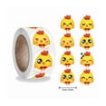 thumbnail image 1 of Easter Chick Stickers Paper Roll for Decoration with 500Pcs Yellow Chick Decals, 1 of 4