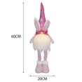 thumbnail image 2 of Conejo Hechos A Mano, Muñeco Sin Rostro De Conejito De Pascua Con Luz, Muñeco Enano De Peluche De Pascua, Figurita Coleccionable, Regalo, Juguetes Para Niños Methold HA047019-04, 2 of 6