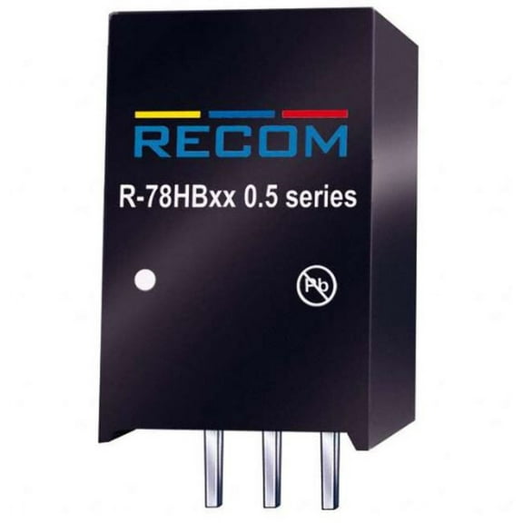 R-78HB5.0-0.5 Converter DC DC Linear Regulator Replacement 1 Output 5V 500mA 9V - 72V Input : RoHS