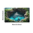 thumbnail image 3 of 3D Optical Illusion Doormat, All-Weather Front Door Mat for Indoor & Outdoor Use, Non-Slip Entrance Rug for Patio, Porch, and Entryway - Easy to Clean Floor Carpet Decor, 3 of 6