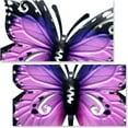 thumbnail image 3 of Decoración de pared de mariposa de Metal, escultura artística de pared de vidrio para exteriores, cielo, decoración de jardín, hogar y jardín, 3 of 5