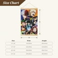 thumbnail image 3 of My Hero Academia Wooden Shaft Hanging Poster Home Decor Poster Wall Art Painting For Living Room Bedroom 12"X18", 3 of 7