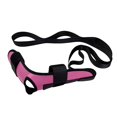 thumbnail image 1 of Correa de estiramiento para Yoga, correa para isquiotibiales, accesorios de equipo acolchado, cinturón multibucle, banda de extensión de piernas para Rojo, 1 of 8