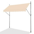 thumbnail image 3 of Retractable Awning Khaki, 118.1"D x 47.2"W x(78.7 -118.1)"H, 3 of 12