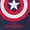 NAVY, variant on Marvel Captain America: Brave New World - Icon - Women's Short Sleeve Graphic T-Shirt
