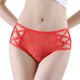 thumbnail image 1 of Gibobby Calzones para mujer sexy Calzoncillos de levantamiento de cadera transpirables de encaje de cintura alta sólidos sexy para mujer Pantalones(Rojo,Talla única), 1 of 5