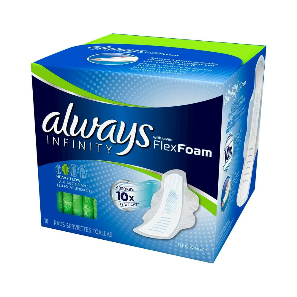 A Product of Always Infinity Size 2 Heavy Flow Pads with Flex Foam 16