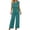 #042-Green, variant on TaTaai Women Solid V-Neck Short Sleeve Loose Top Long Pants Set Casual Outfit with Pockets Ladies Daily Commute Street Wear Lightweight Breathable Stylish Matching Set Gift