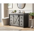 thumbnail image 3 of Elegant Kitchen and Bath Austin 48 inch Single Bathroom Vanity in Rustic Grey, 3 of 10