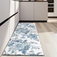 thumbnail image 4 of Pioneer Flower Floral Print Pattern Kitchen Rug Mat,Kitchen Runner Rugs Non Skid Washable,Decorative Kitchen Floor Mats for Kitchen,Sink,Laundry,17"X47", 4 of 5
