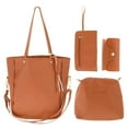 thumbnail image 1 of Bolso casual impermeable Sunnimix 4 piezas marrón, 1 of 8