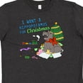 thumbnail image 4 of Inktastic I Want a Hippopotamus for Christmas Youth T-Shirt, 4 of 5
