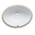 thumbnail image 1 of Kingston Brass LBO22178 Oval Undermount Bathroom Sink- White, 1 of 2