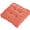 A005- Orange, variant on Floor Seat Cushion, Floor Cushion, 16 X 16 Pillow, Corduroy Fabric, 3 in Thick, Square Seat Cushion, Yoga Practice, Meditation Sessions, Lime Green, 1 Pc